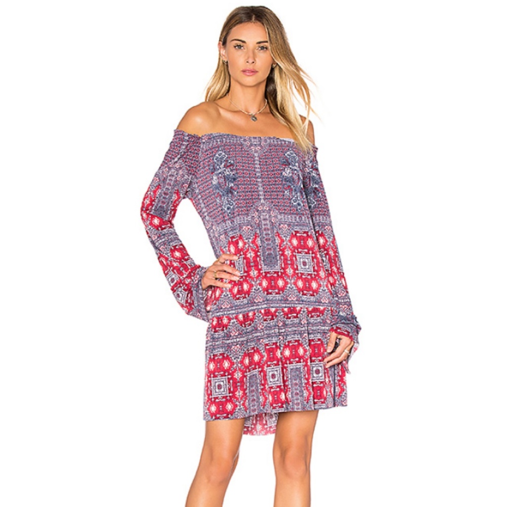 Bell Sleeved Mini Dress